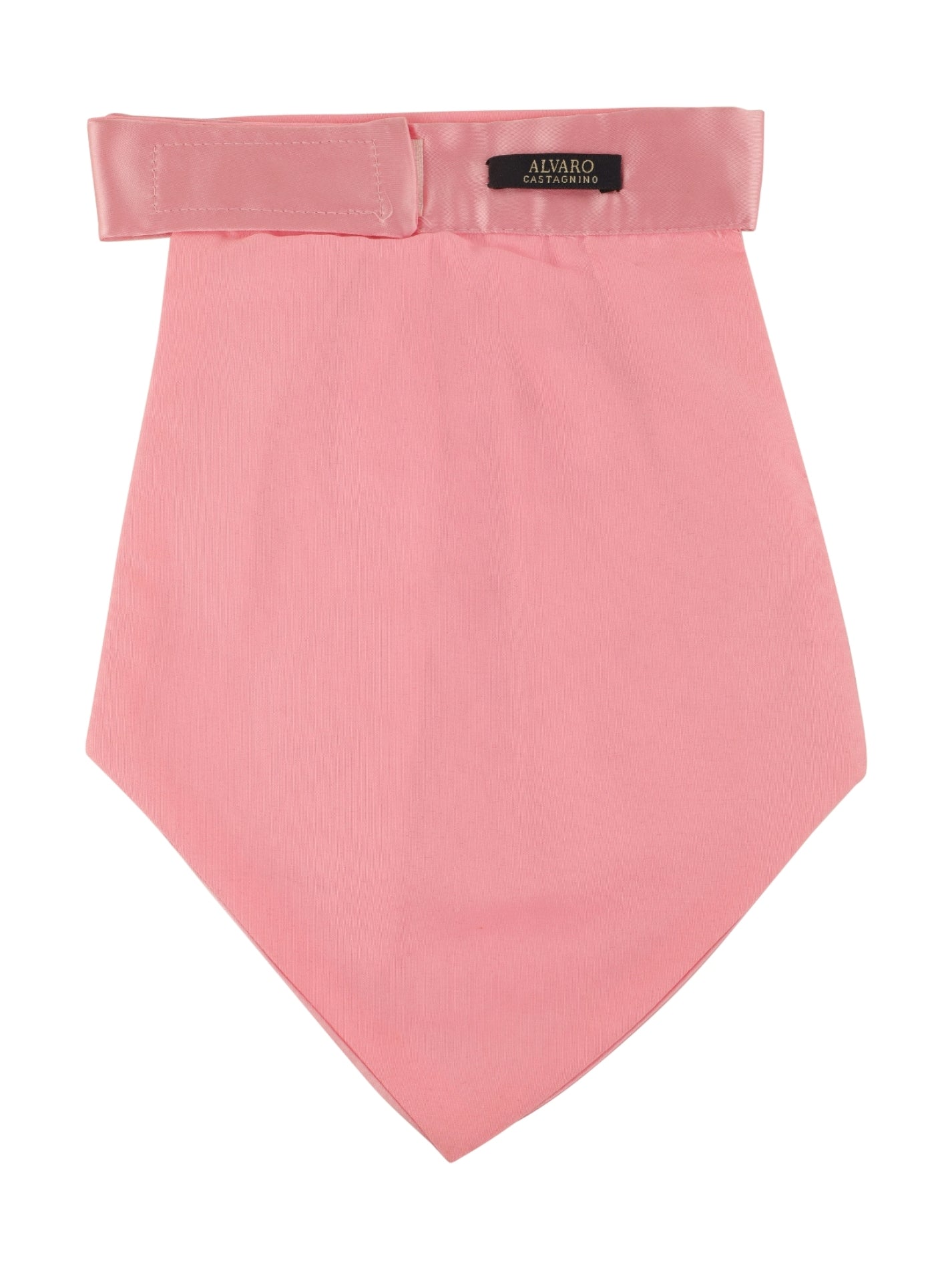 Alvaro Castagnino Men's Pink Color Microfiber Cravat