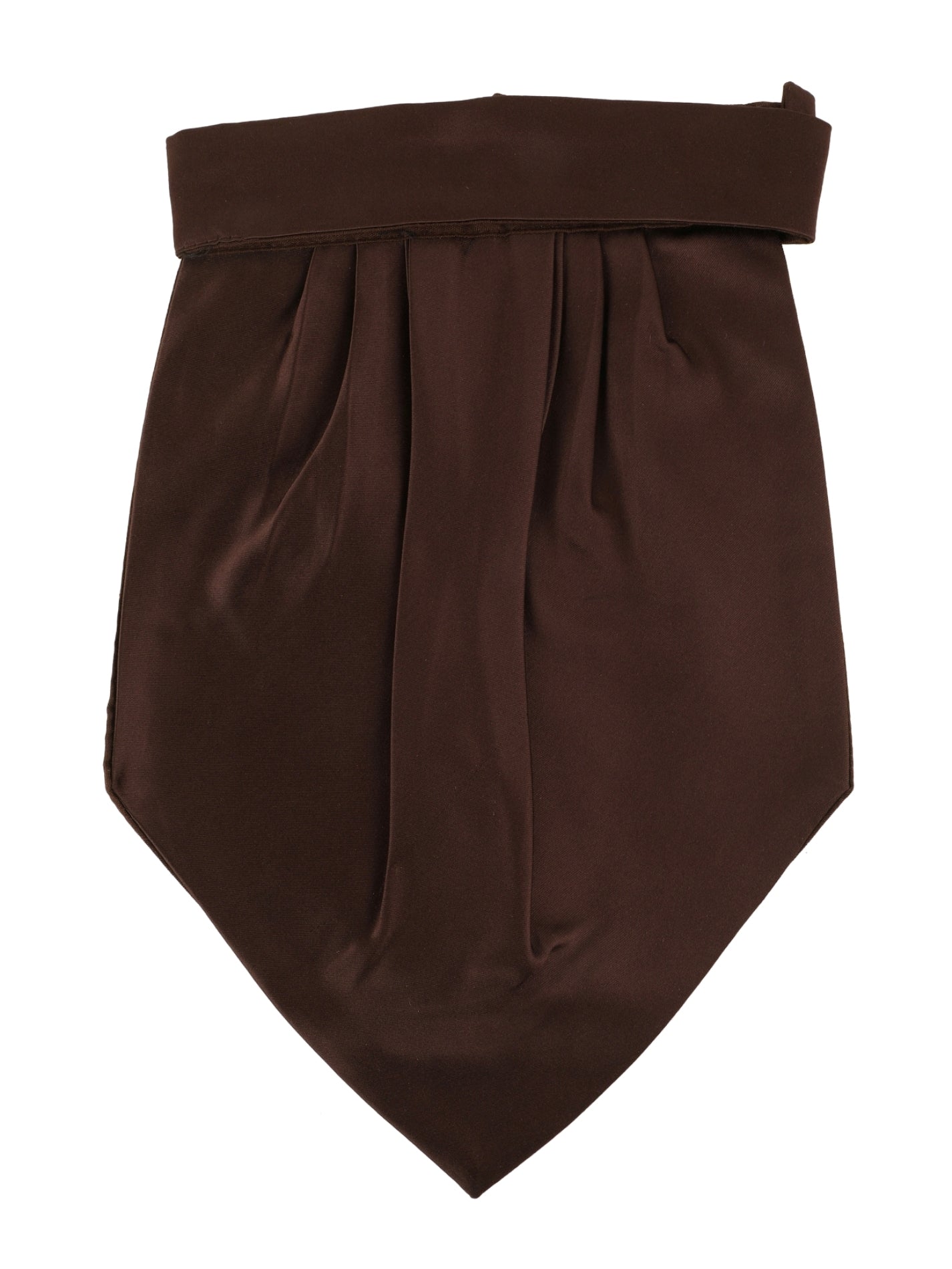 Brown Solid Cravat