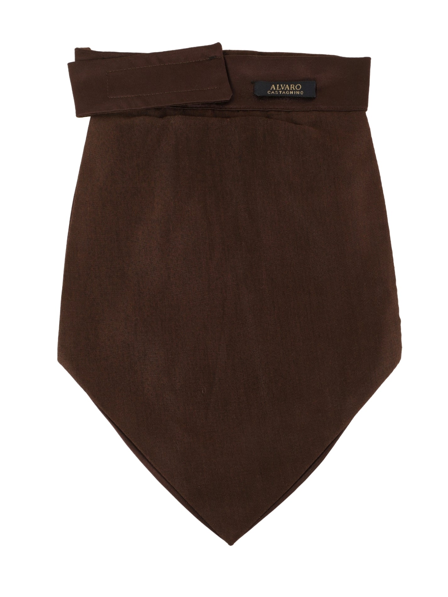 Brown Solid Cravat
