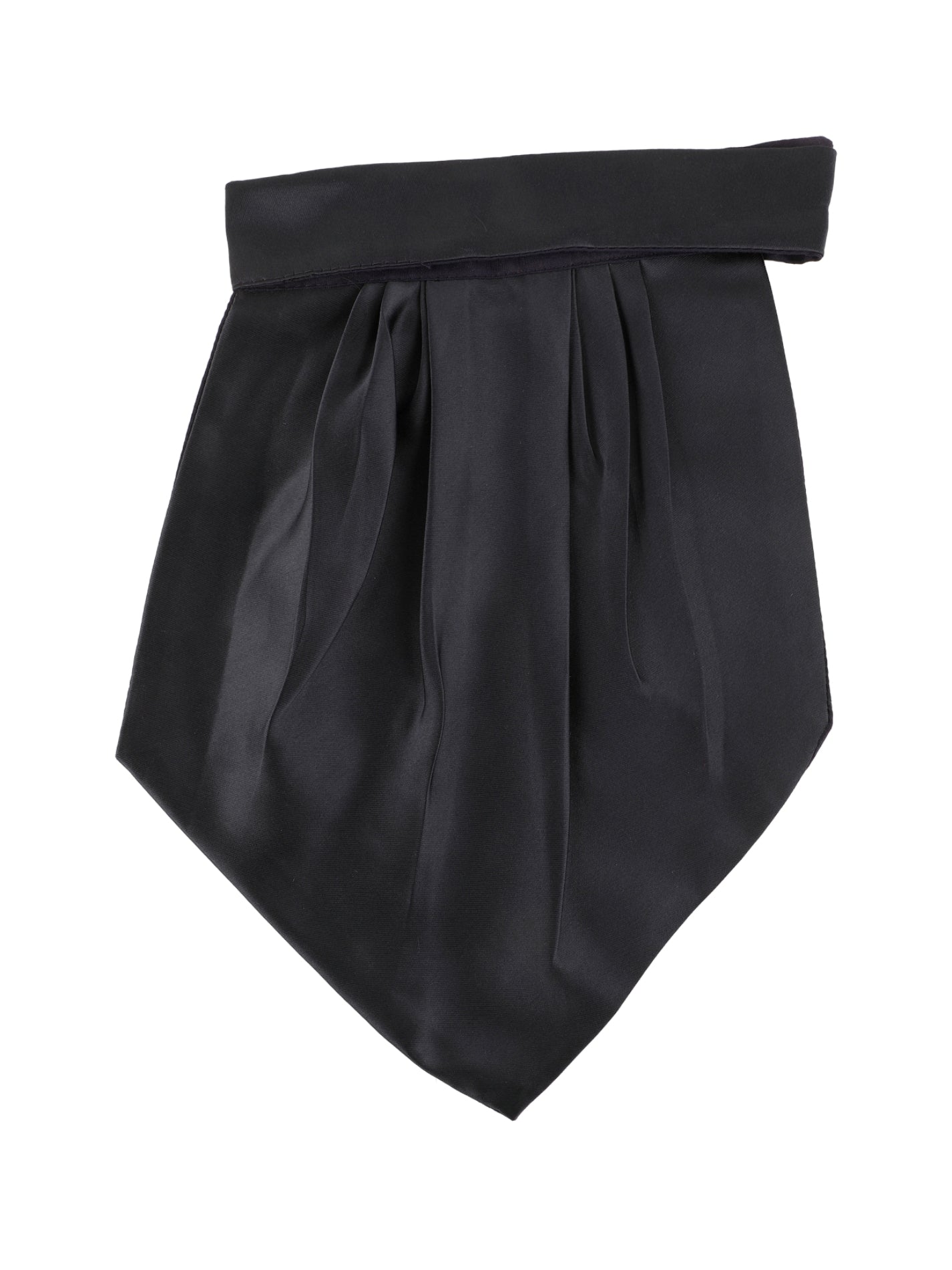 Black Solid Cravat