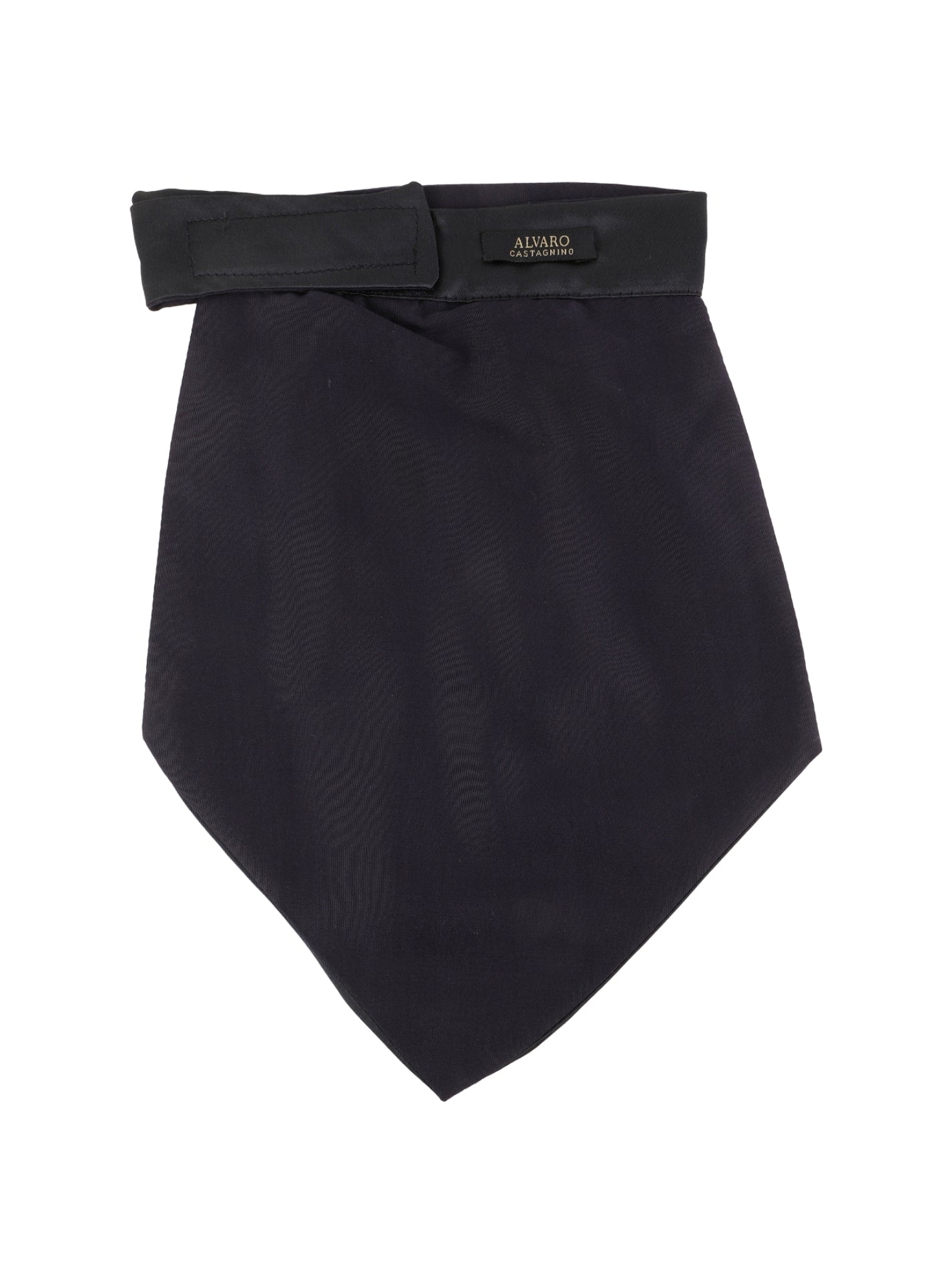 Black Solid Cravat
