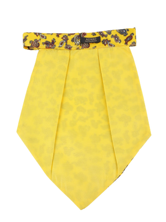 Alvaro Castagnino Men's Yellow::Multi Color Microfiber Cravat