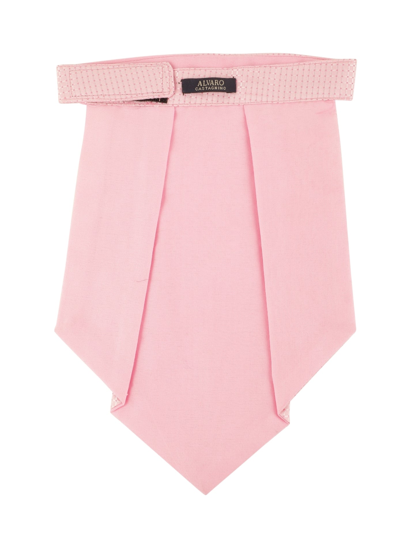 Alvaro Castagnino Men's Pink Color Microfiber Cravat