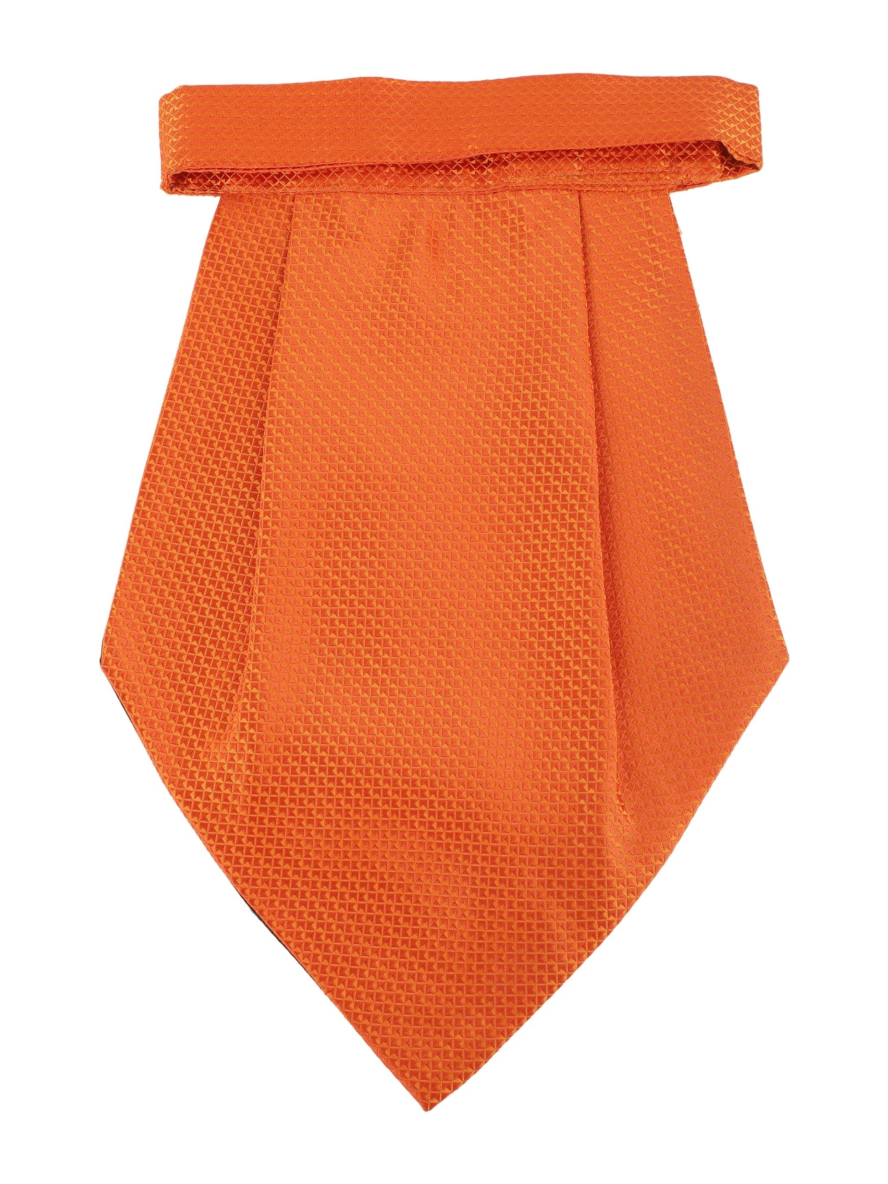 Alvaro Castagnino Men's Orange Color Microfiber Cravat