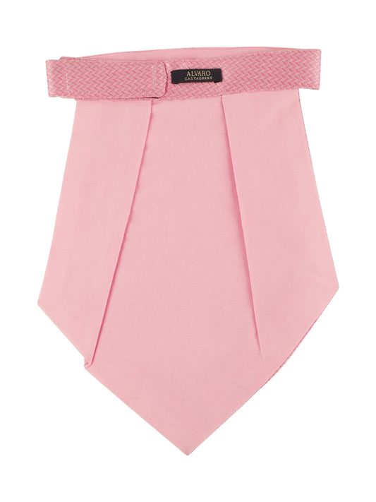 Alvaro Castagnino Men's Pink Color Microfiber Cravat