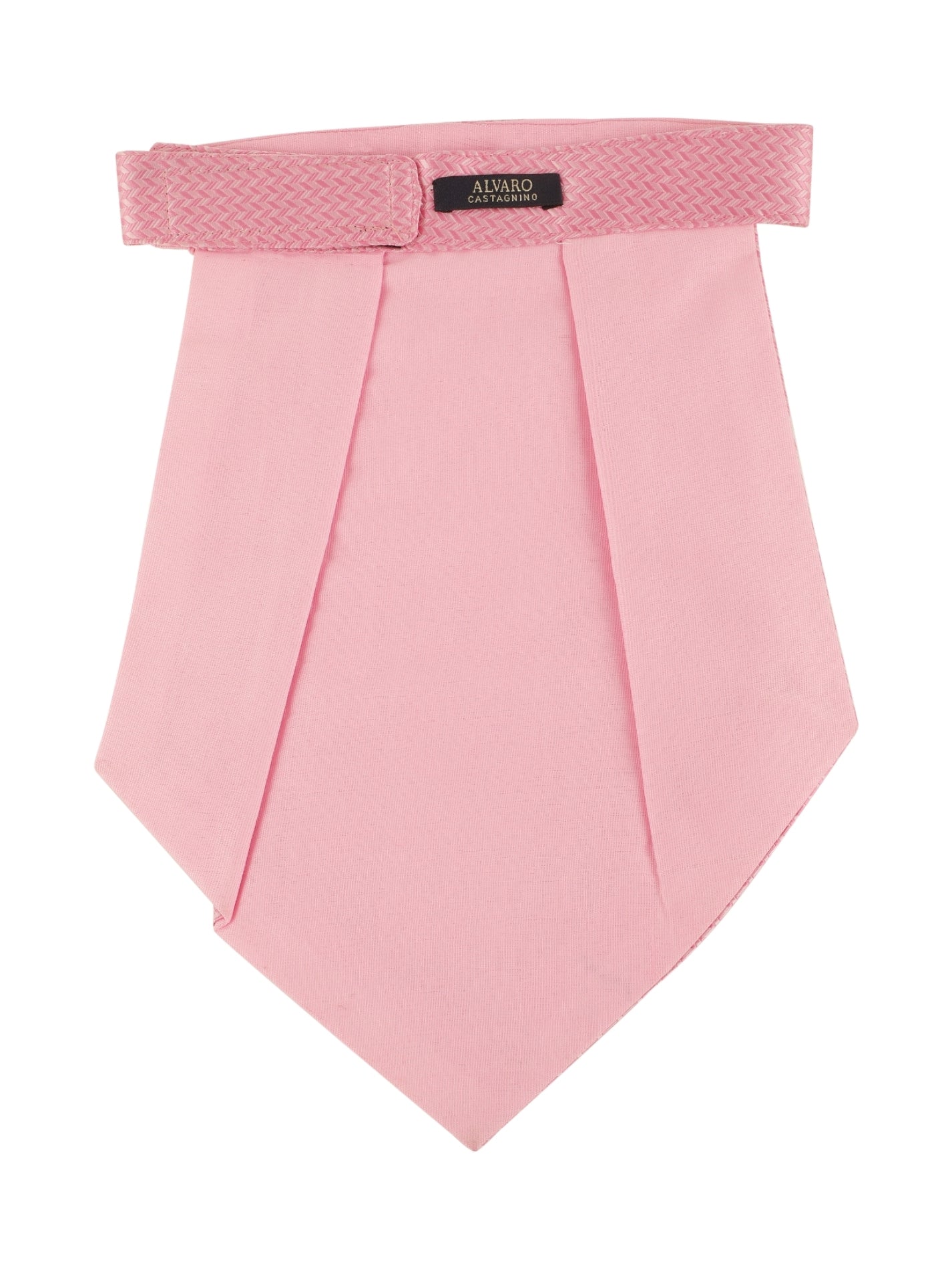 Pink Chevron Textured Cravat