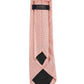 Alvaro Castagnino Microfiber Peach Coloured Printed Necktie with same fabric box for Men