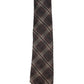 Alvaro Castagnino Microfiber Brown::Peach Colored Stripes Necktie for Men