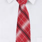 Alvaro Castagnino Microfiber Red::Multi Colored Stripes Necktie for Men