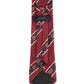 Alvaro Castagnino Microfiber Maroon::Multi Colored Printed with Stripes Necktie for Men