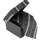 Alvaro Castagnino Microfiber Black::White Colored Solid Necktie for Men