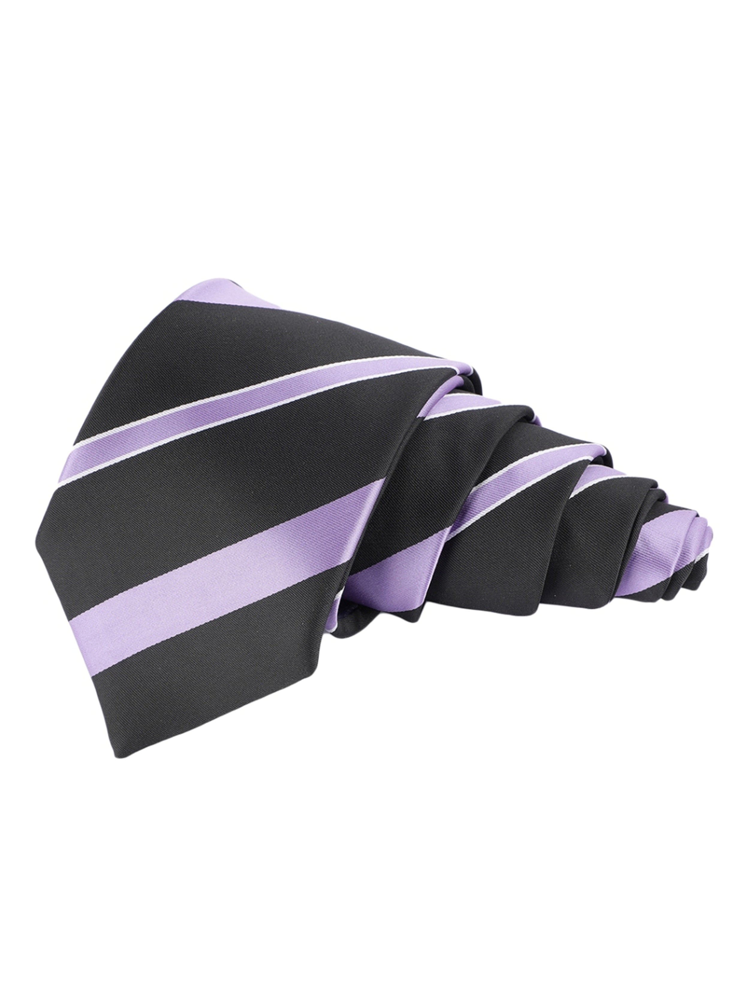 Black Striped Necktie