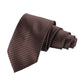 Alvaro Castagnino Microfiber Brown::Black Colored Printed Necktie for Men