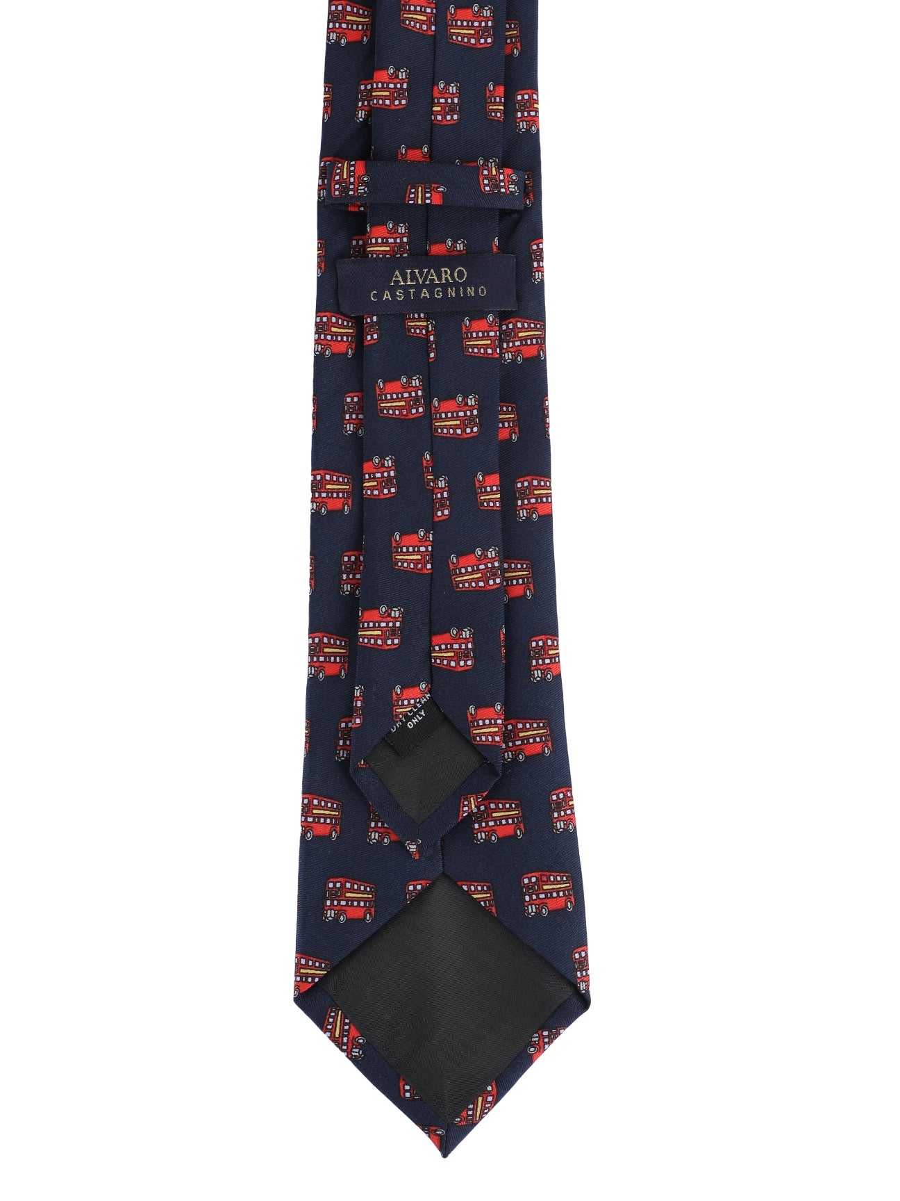 Alvaro Castagnino Microfiber Blue::Multi Colored Printed Necktie for Men