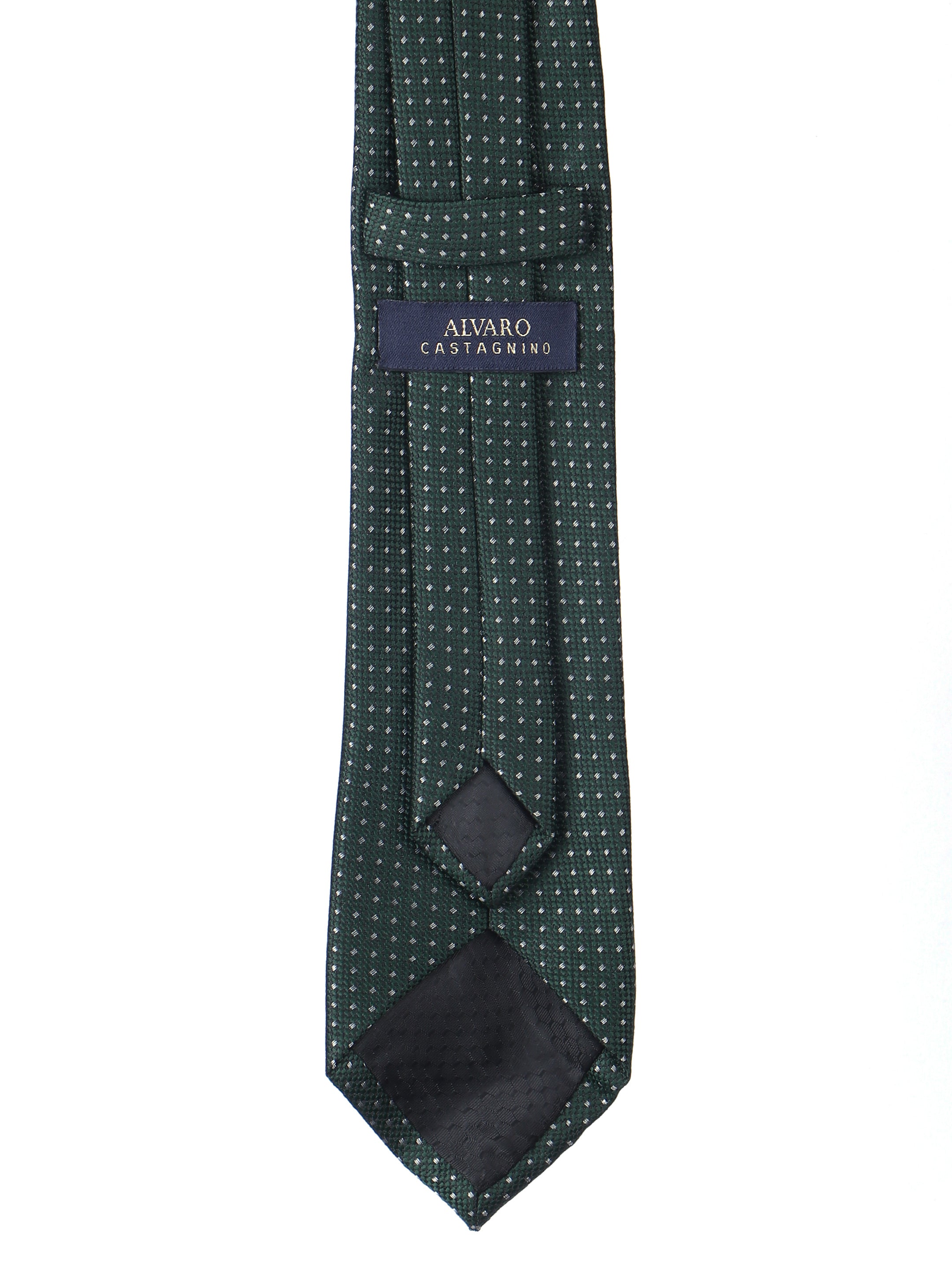 Alvaro Castagnino Microfiber GREEN  Colored Necktie for Men