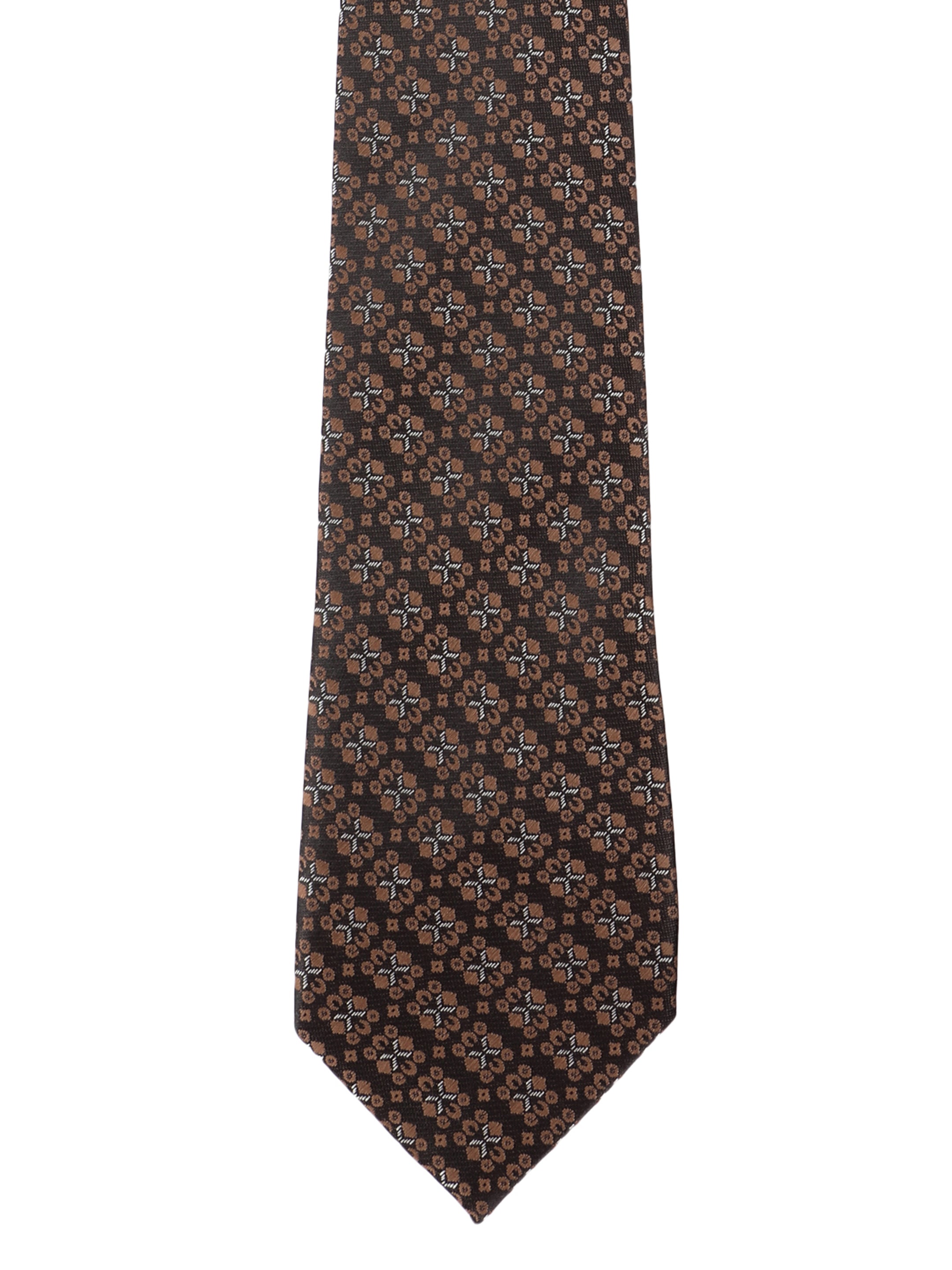 Alvaro Castagnino Microfiber BROWN  Colored Necktie for Men
