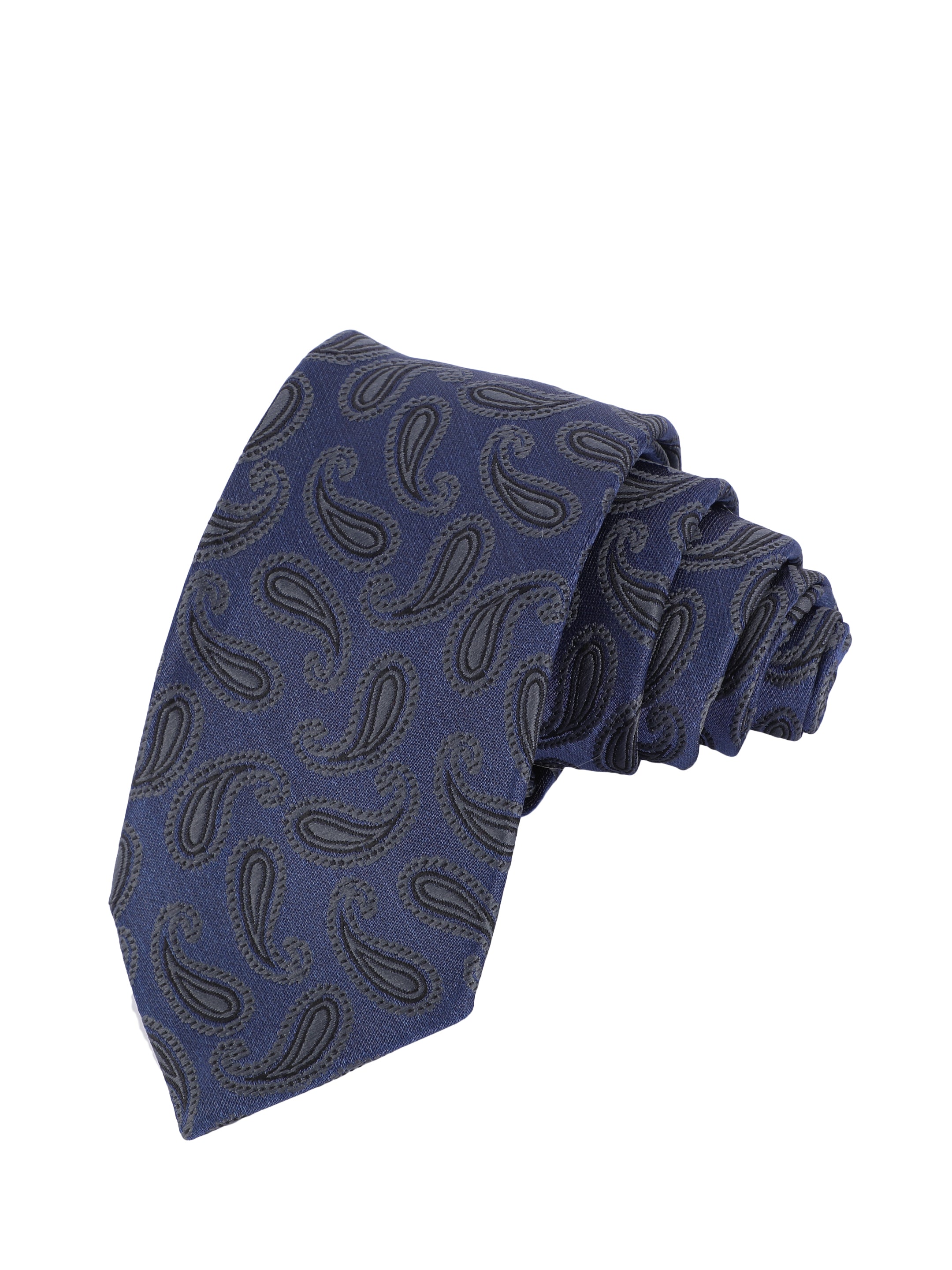 Alvaro Castagnino Microfiber PURPLE AND BLACK  Colored Necktie for Men