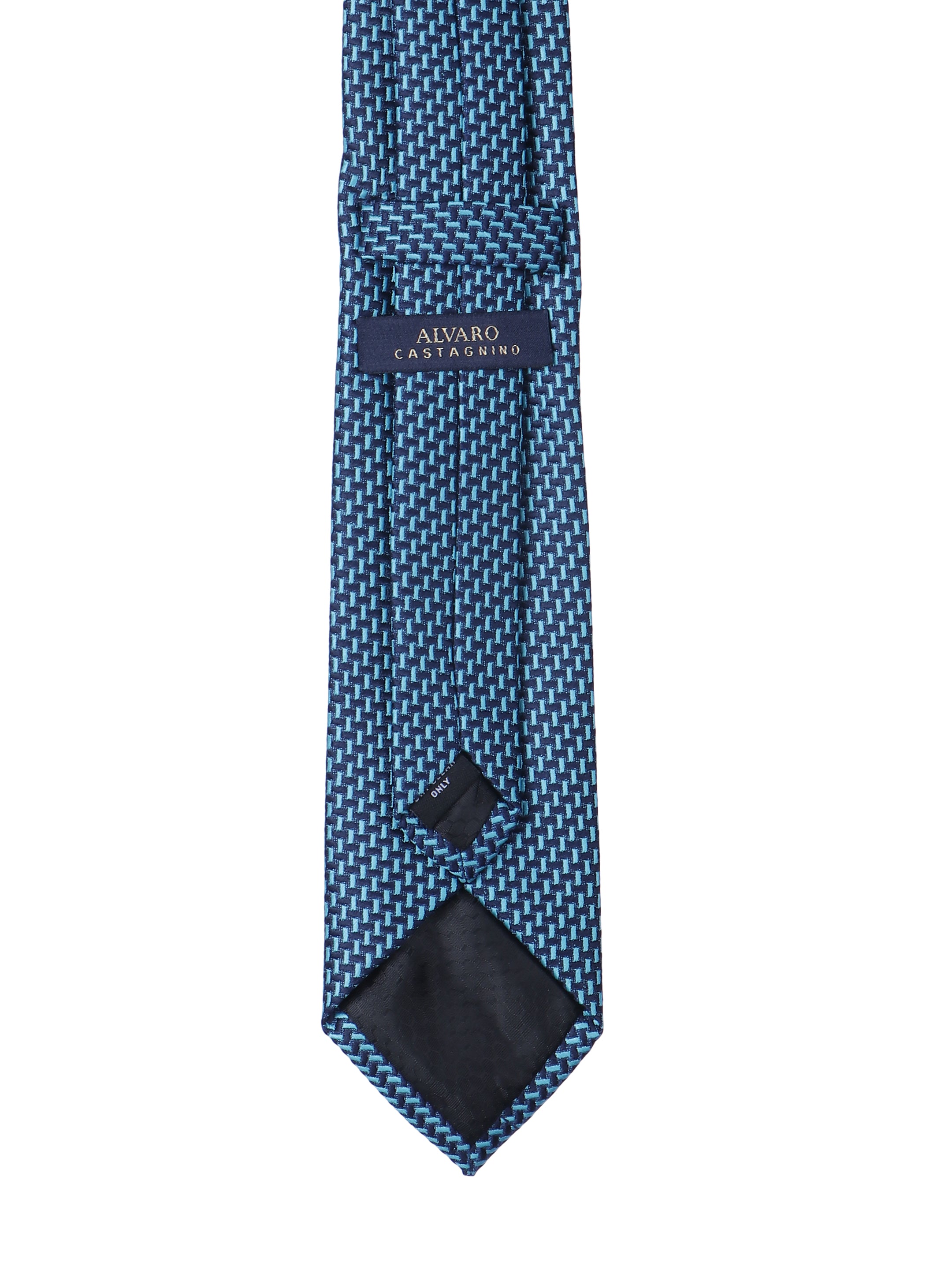 Alvaro Castagnino Microfiber BLUE Colored Necktie for Men