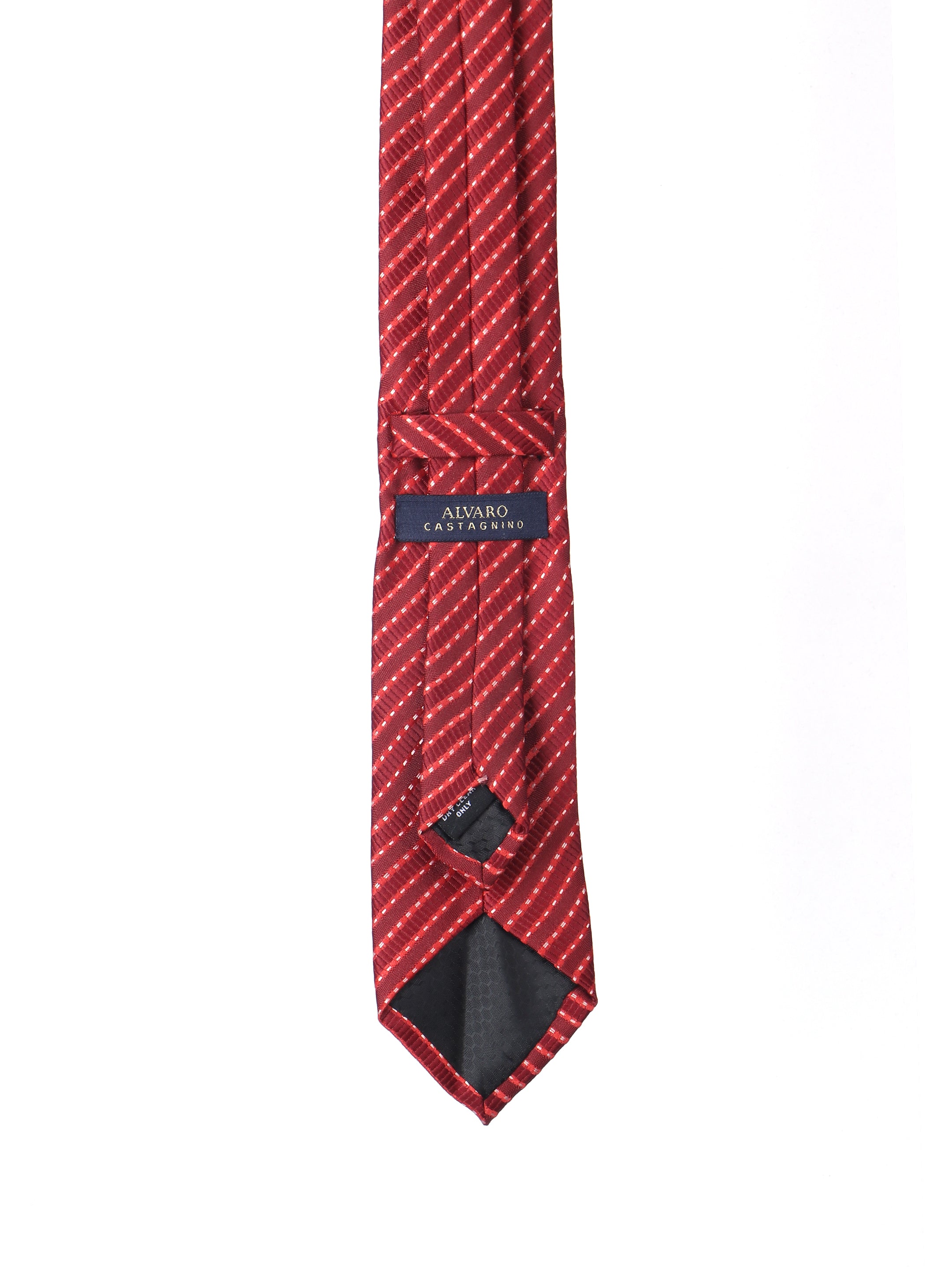 Alvaro Castagnino Microfiber RED  Colored Necktie for Men