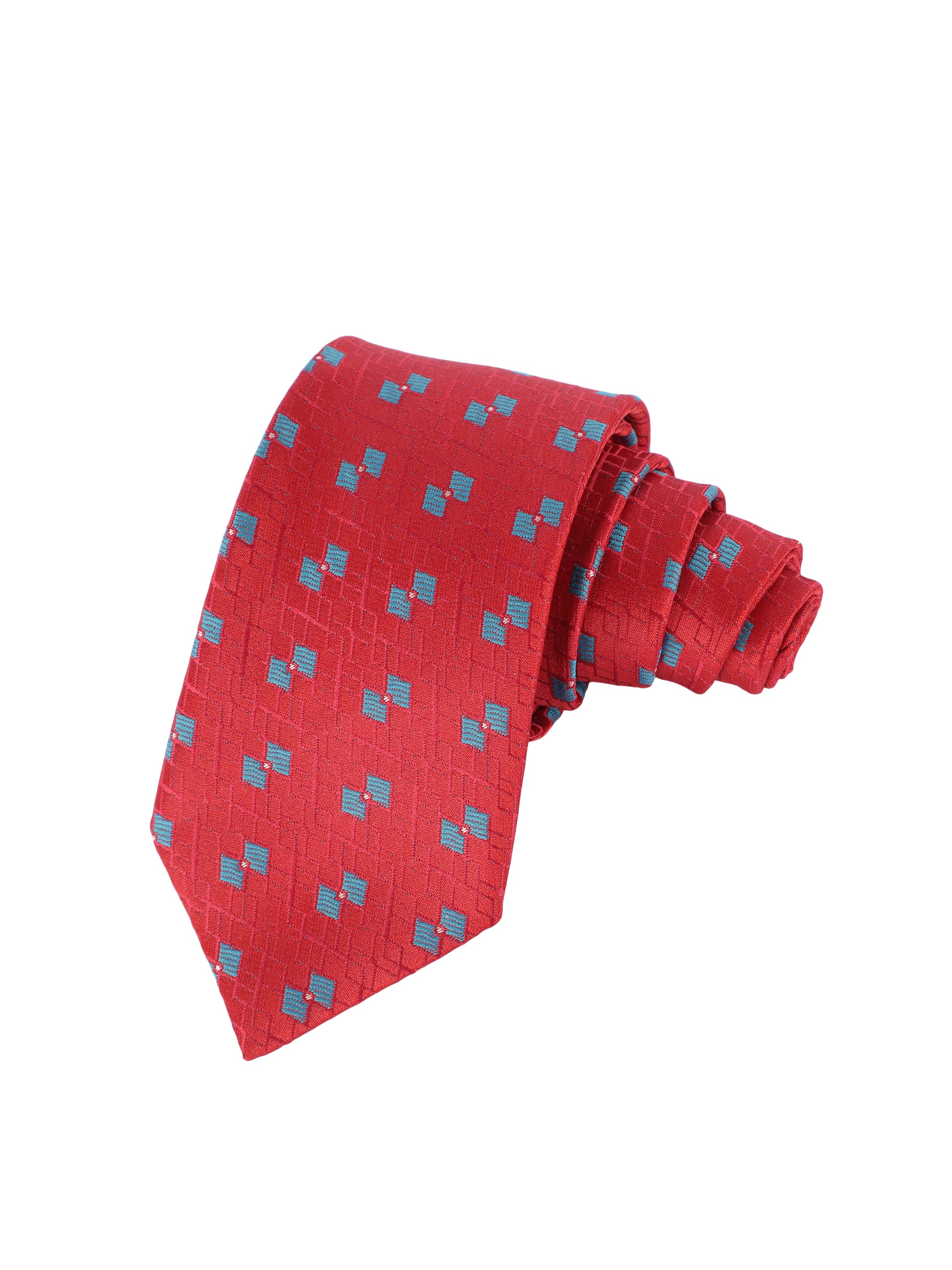 Alvaro Castagnino Microfiber RED AND BLUE Colored Necktie for Men
