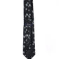 Alvaro Castagnino Microfiber BLACK AND WHITE Colored Necktie for Men