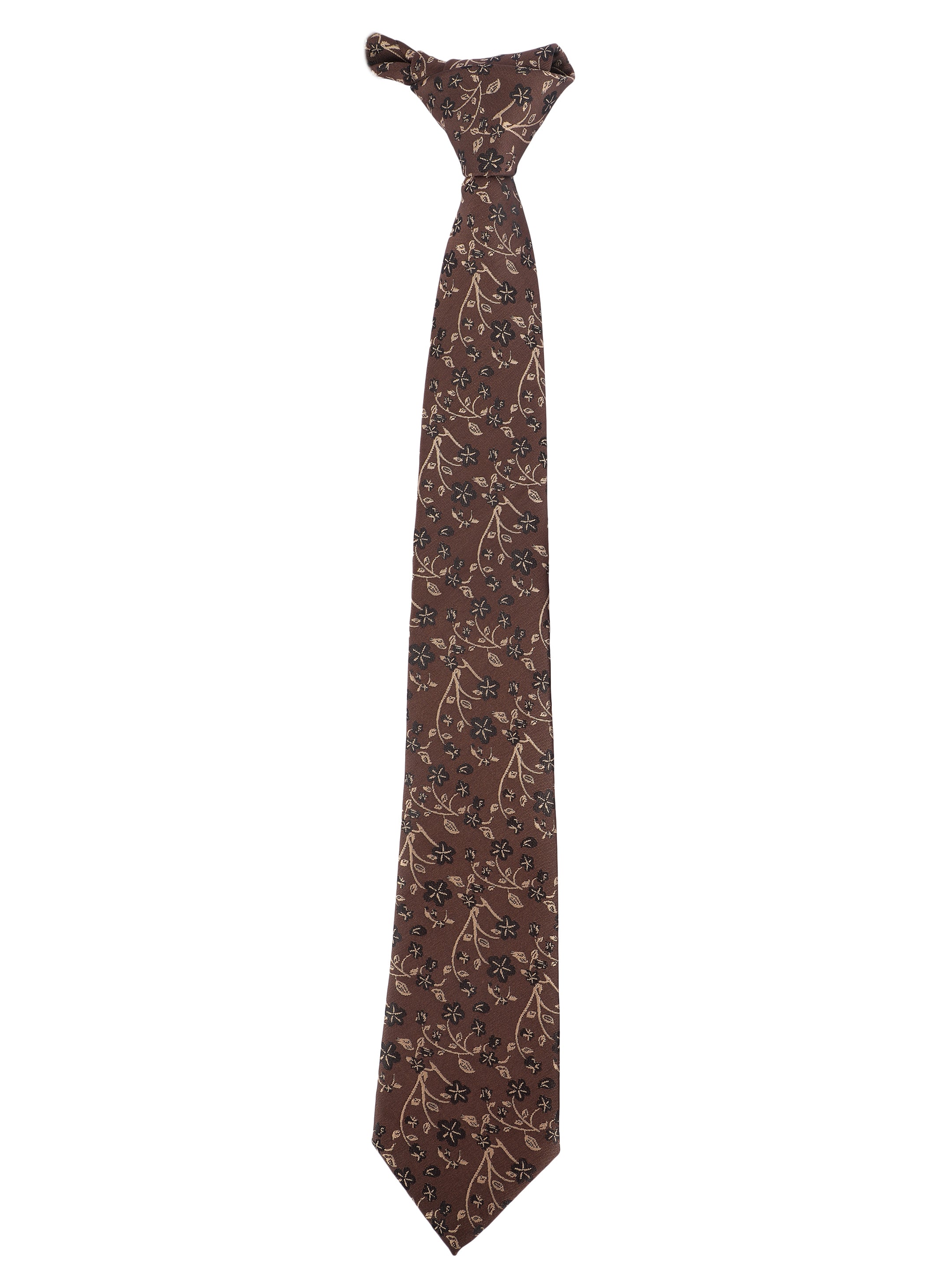 Alvaro Castagnino Microfiber BROWN Colored Necktie for Men
