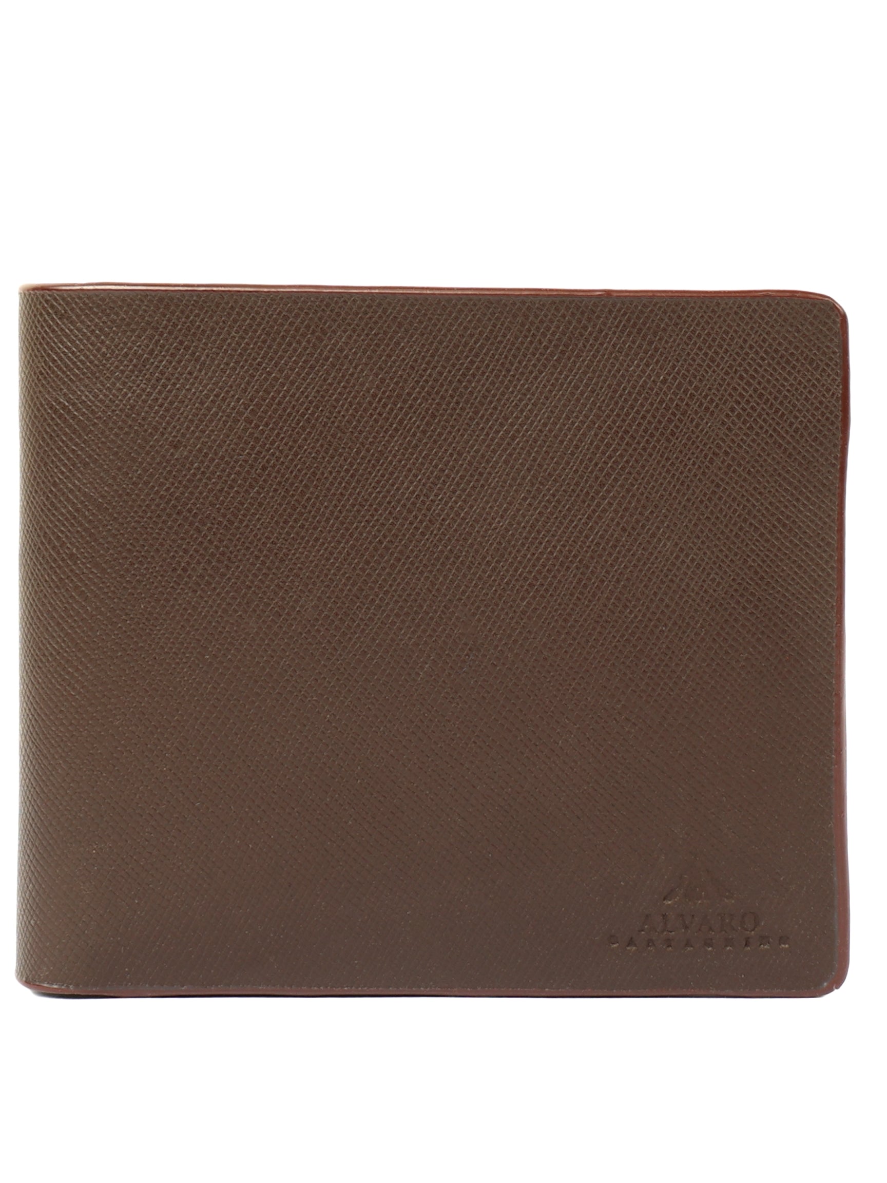 Saffiano Brown Leather Wallet