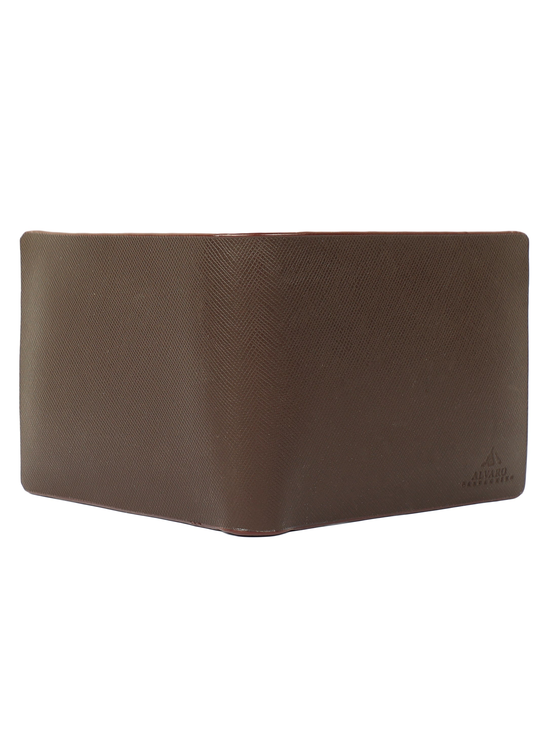 Alvaro Castagnino Men's Brown Color Leather Wallet