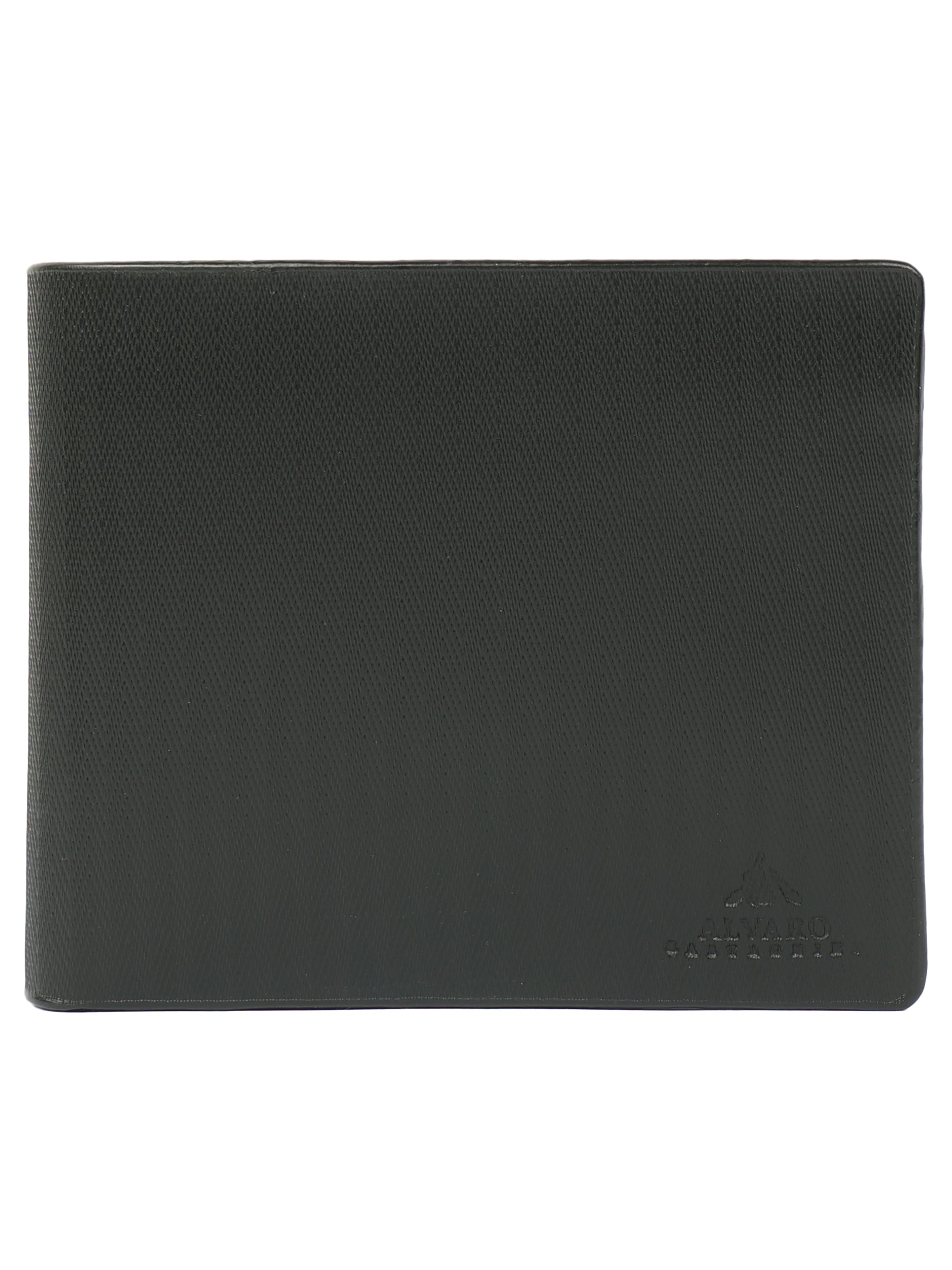 Alvaro Castagnino Men's Black Color Leather Wallet