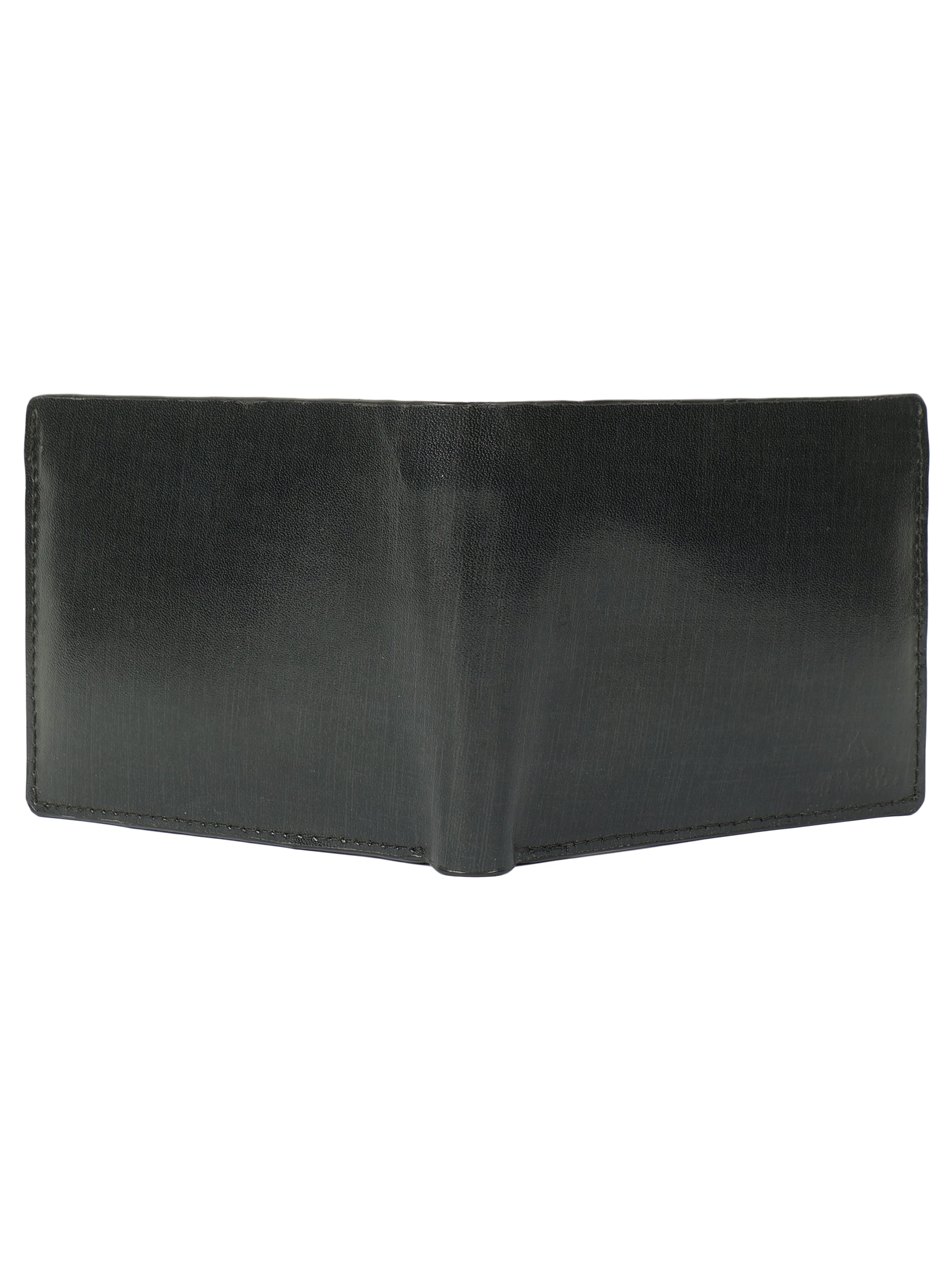 Alvaro Castagnino Men's Black Color Leather Wallet