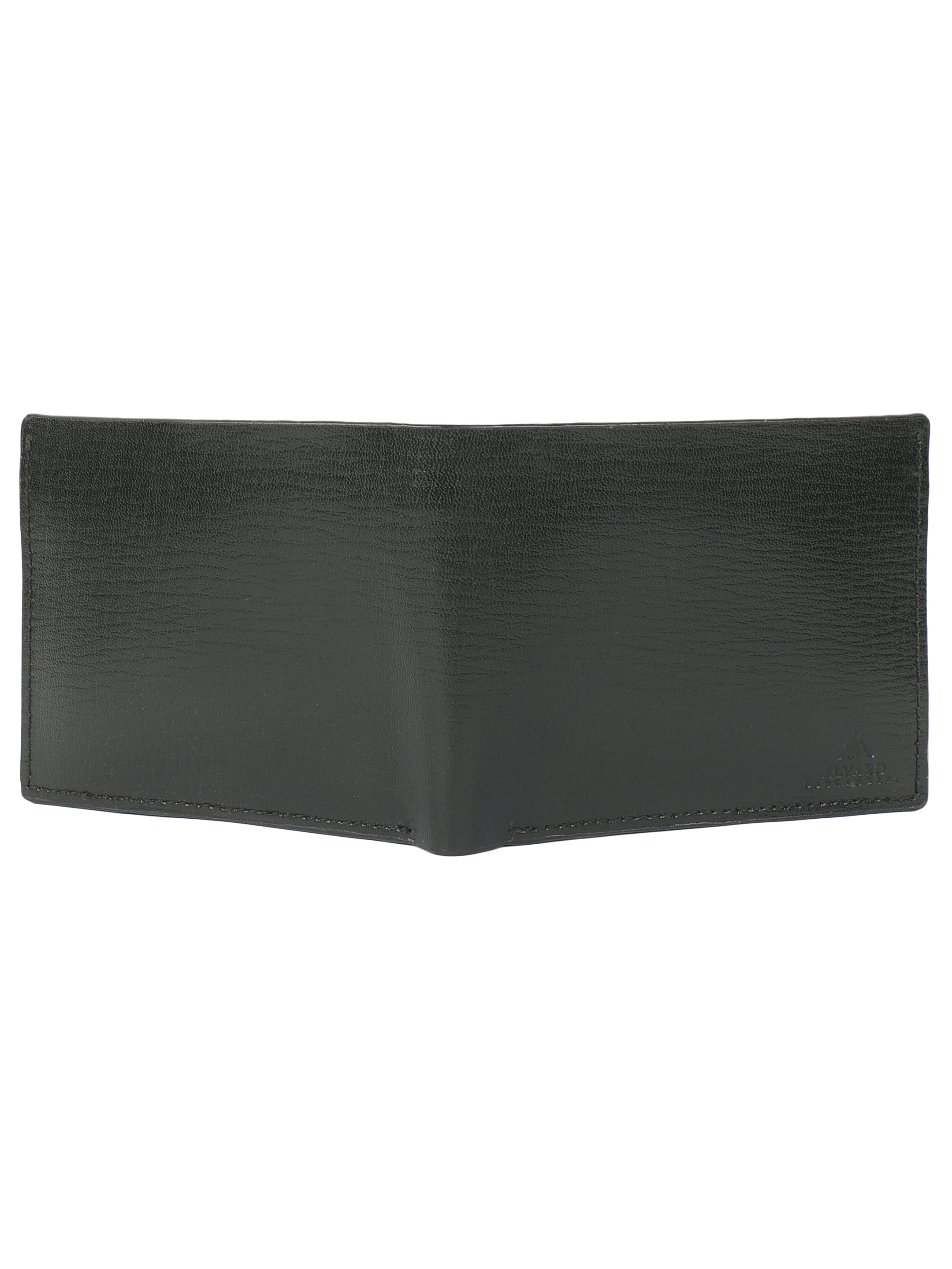 Alvaro Castagnino Men's Black Color Leather Wallet