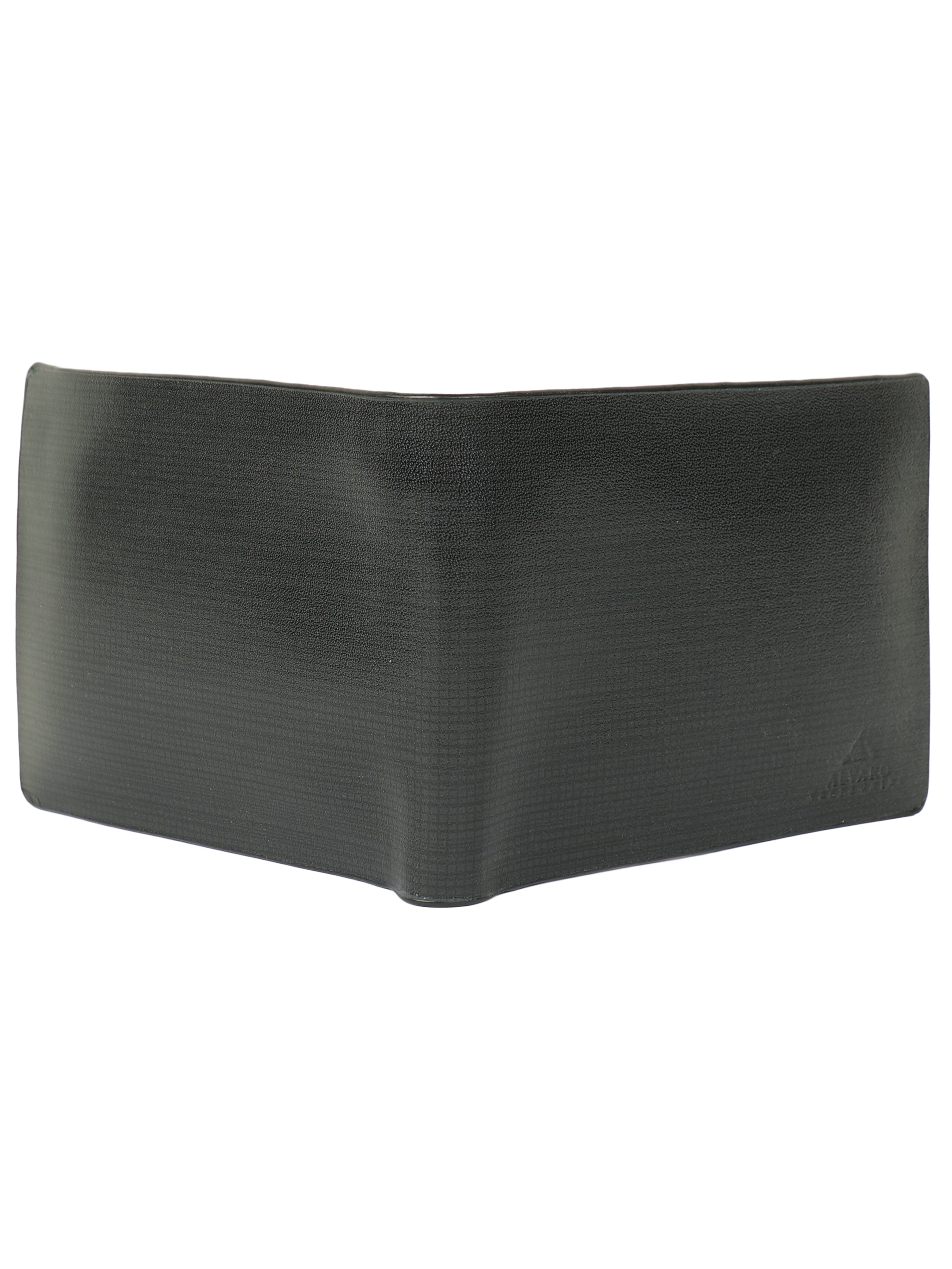 Alvaro Castagnino Men's Black Color Leather Wallet