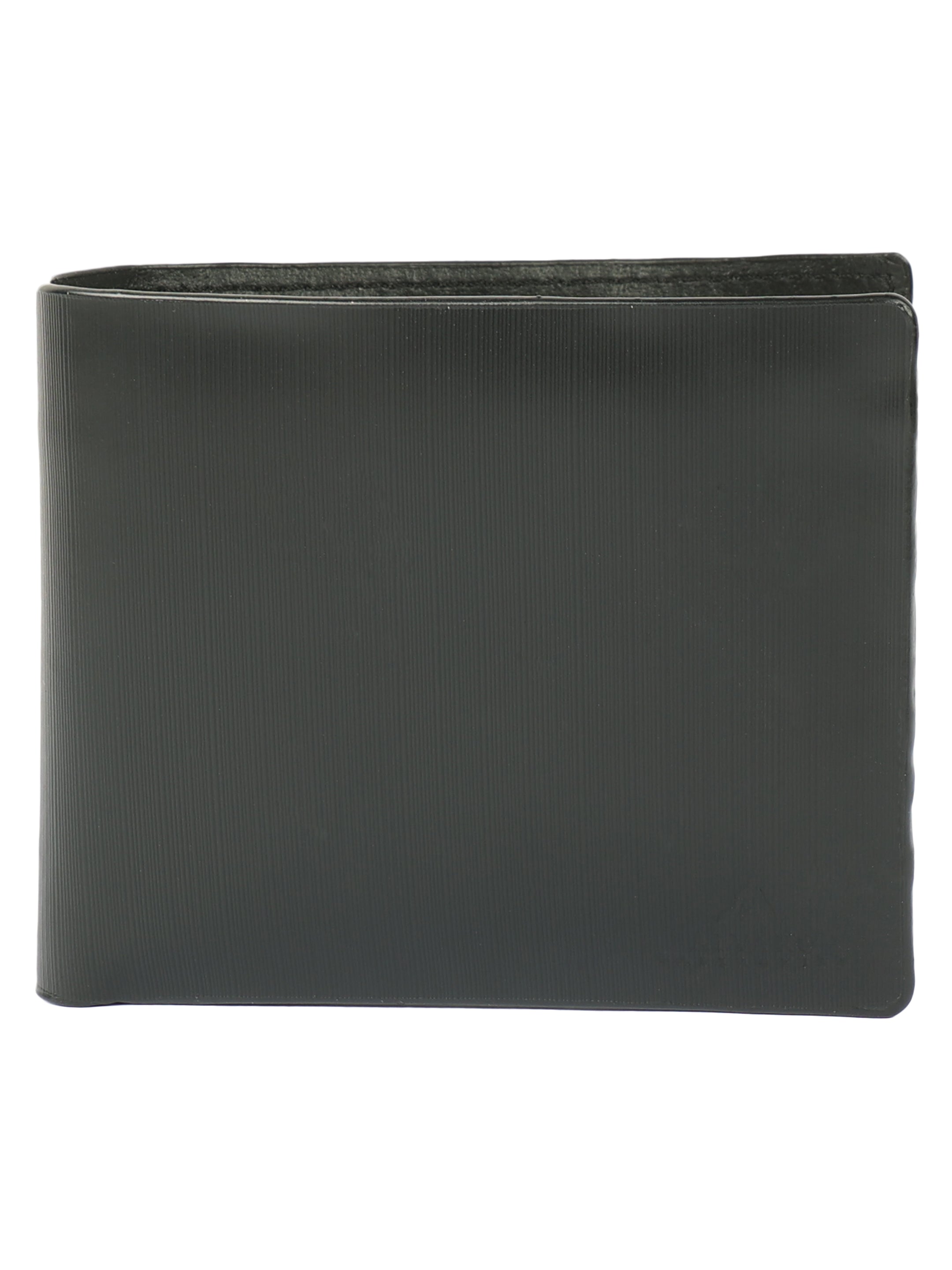 Black Fluted Textured Wallet