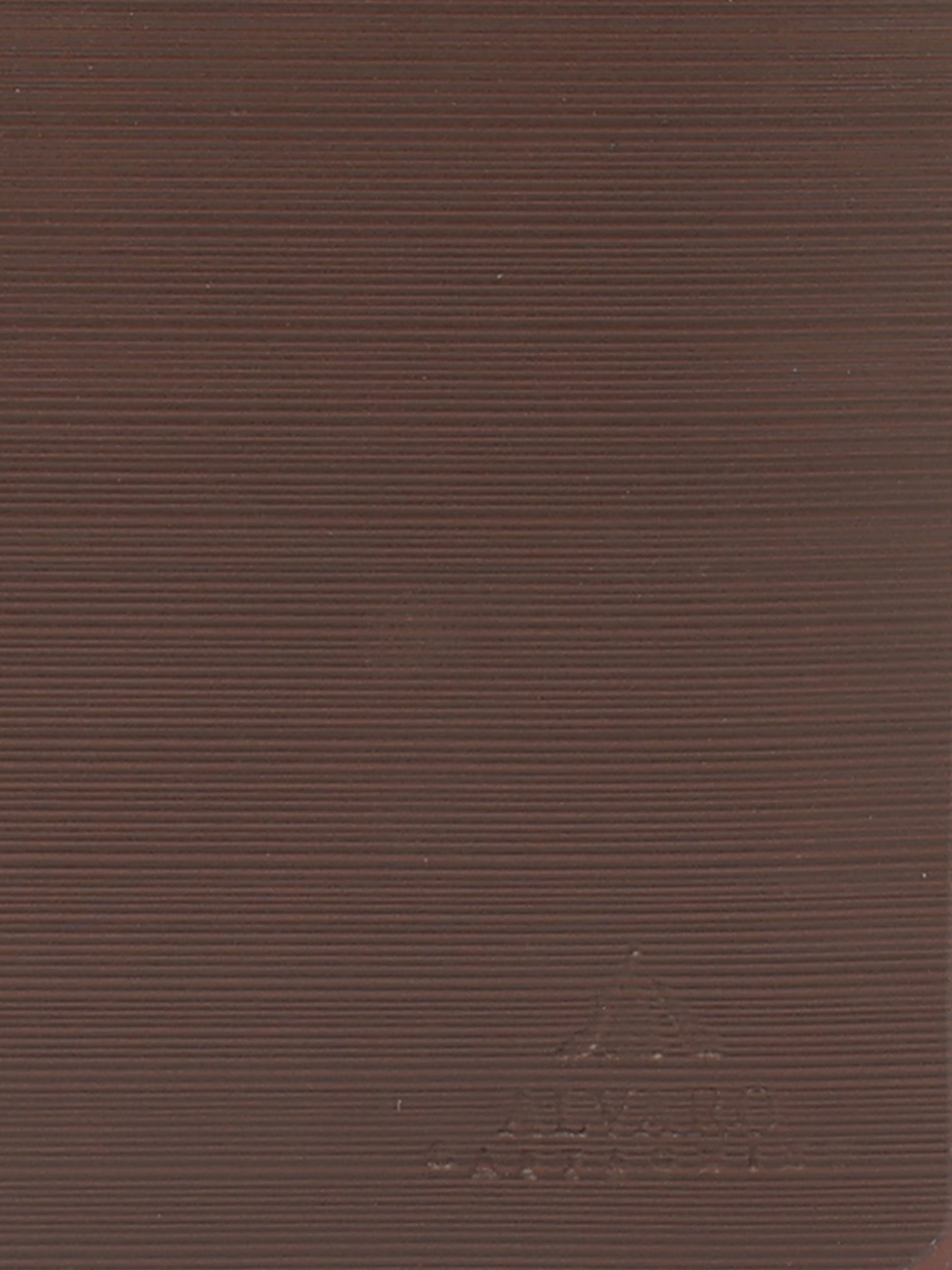 Horizontally Ridged Brown Leather  Wallet