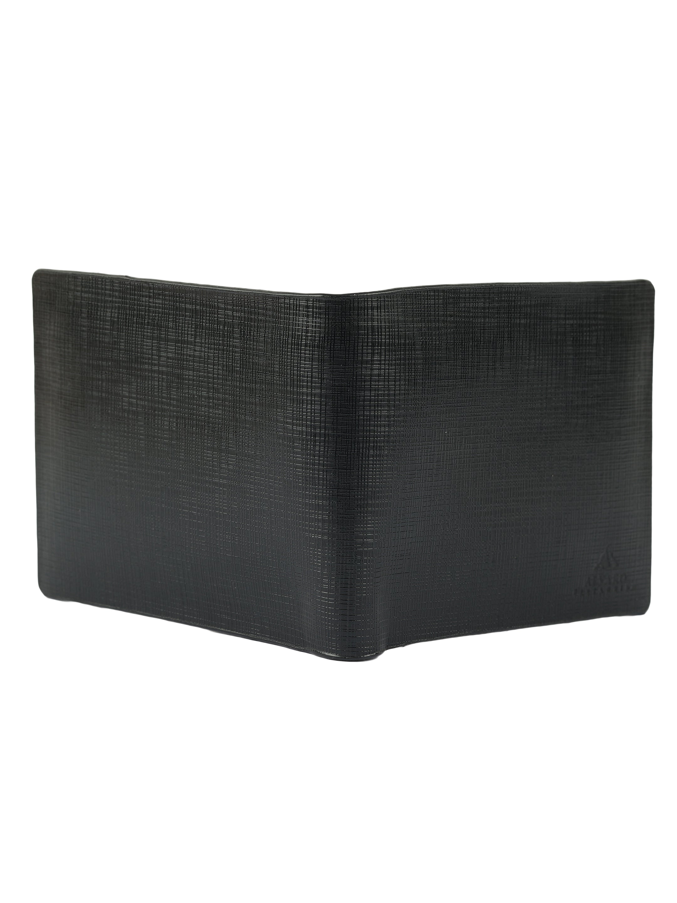 Alvaro Castagnino Men's Black Color Leather Wallet