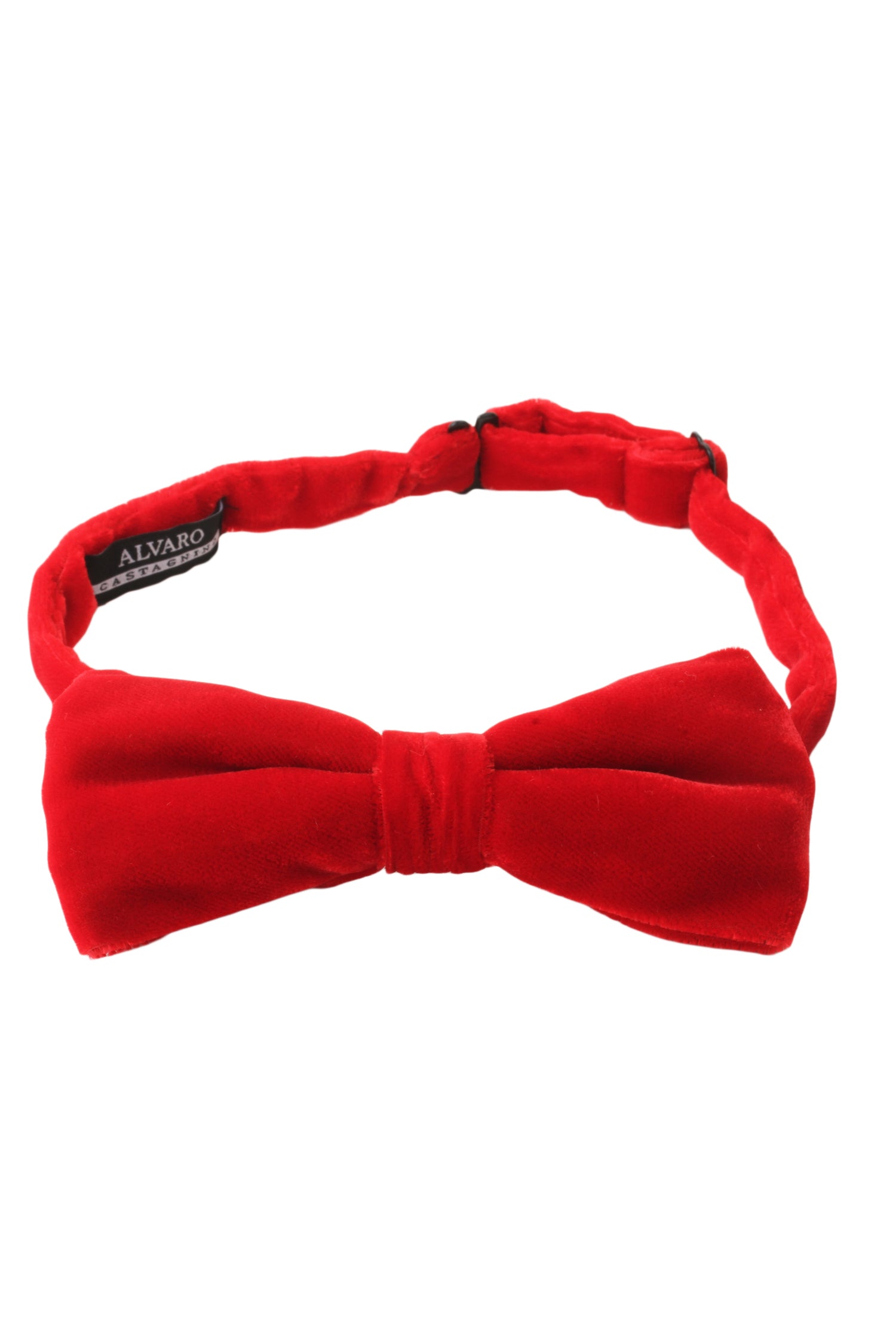 Alvaro Castagnino Men's Red Colored Bow Tie