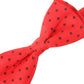 Alvaro Castagnino Men's Red & Grey Colored Bow Tie