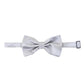 Alvaro Castagnino Men's Grey Colored Microfiber Bow Tie