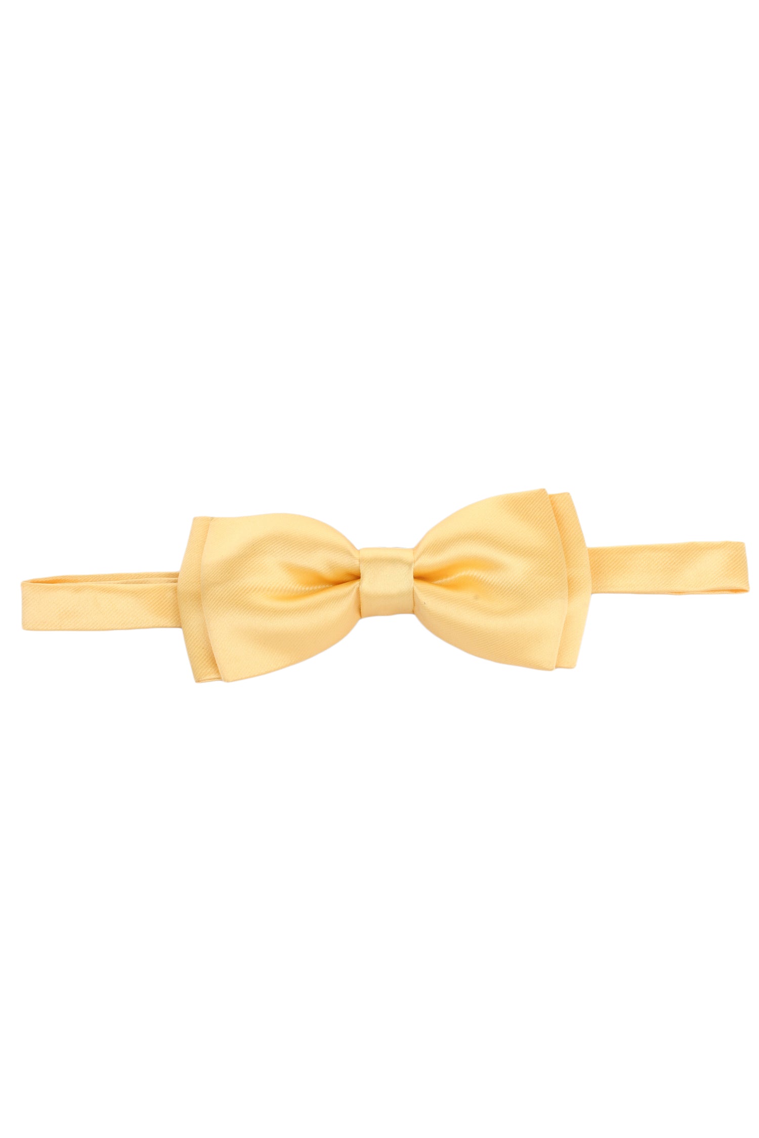 Alvaro Castagnino Men's Yellow Colored Microfiber Bow Tie