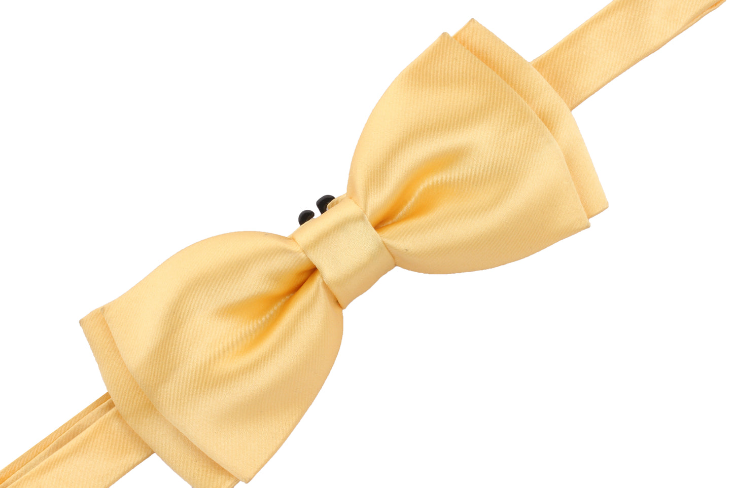 Alvaro Castagnino Men's Yellow Colored Microfiber Bow Tie