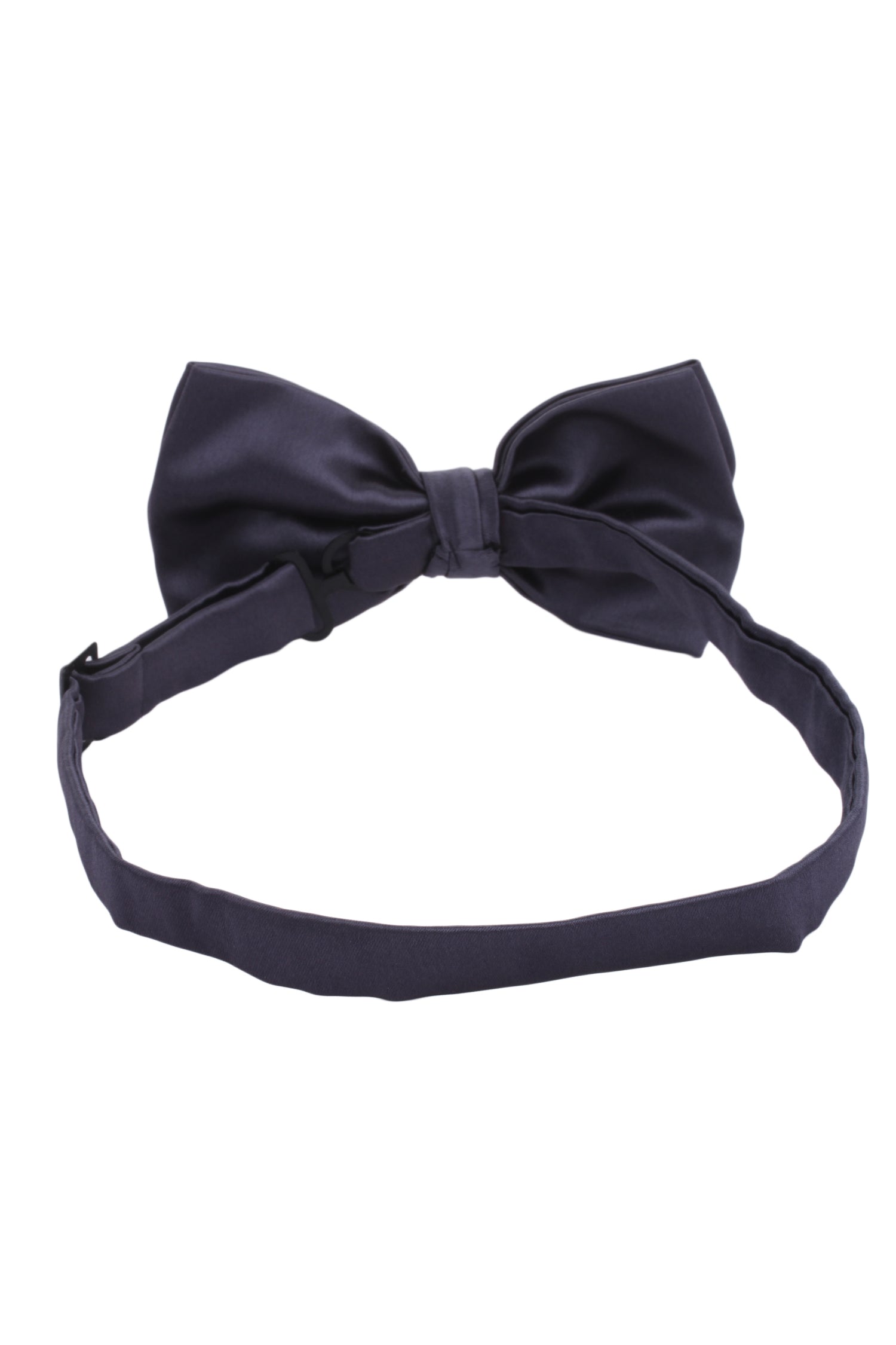 Alvaro Castagnino Men's Royal Navy Blue Colored Microfiber Bow Tie