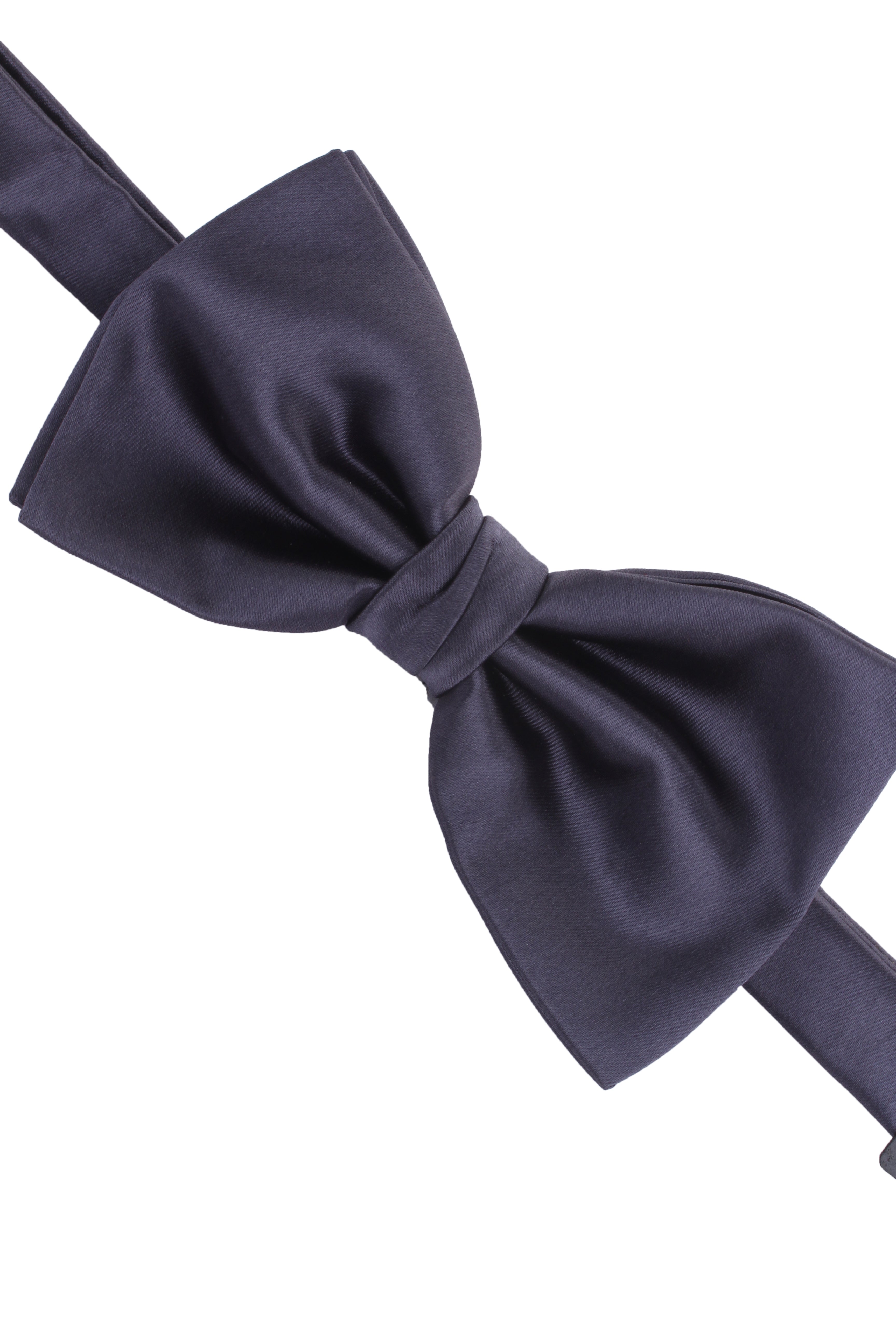 Alvaro Castagnino Men's Royal Navy Blue Colored Microfiber Bow Tie