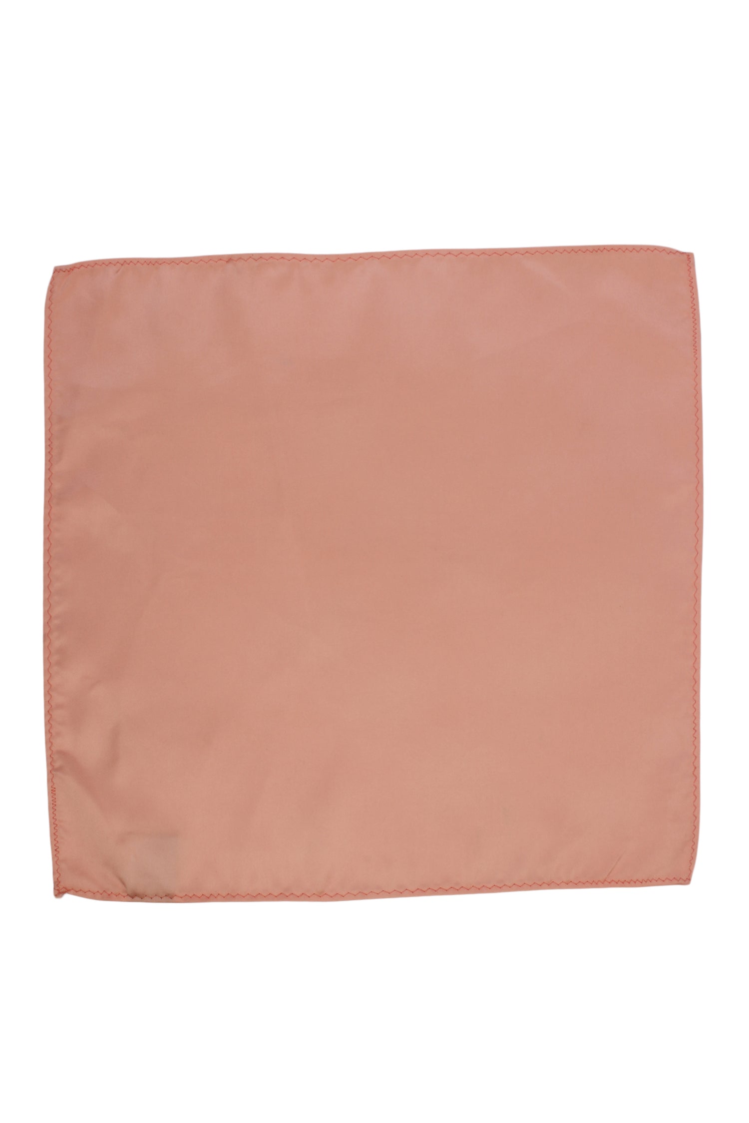 Alvaro Castagnino Peach Colored Microfiber Pocket Square