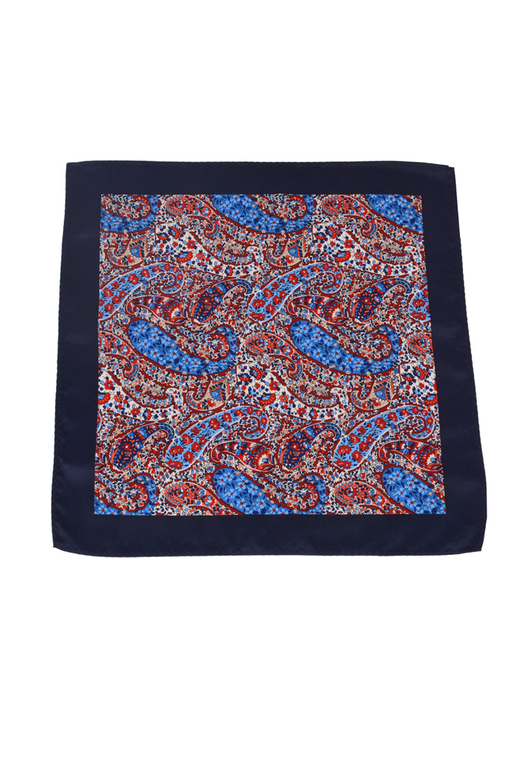 Alvaro Castagnino Multi Colored Microfiber Printed Pocket Square