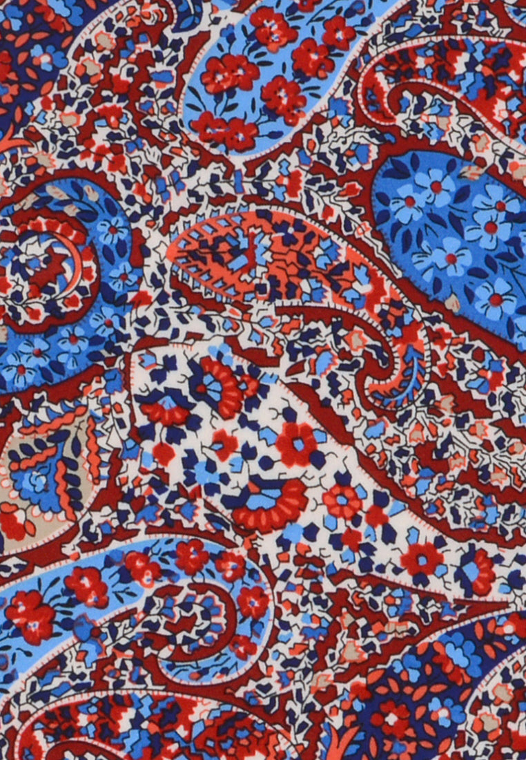 Alvaro Castagnino Multi Colored Microfiber Printed Pocket Square