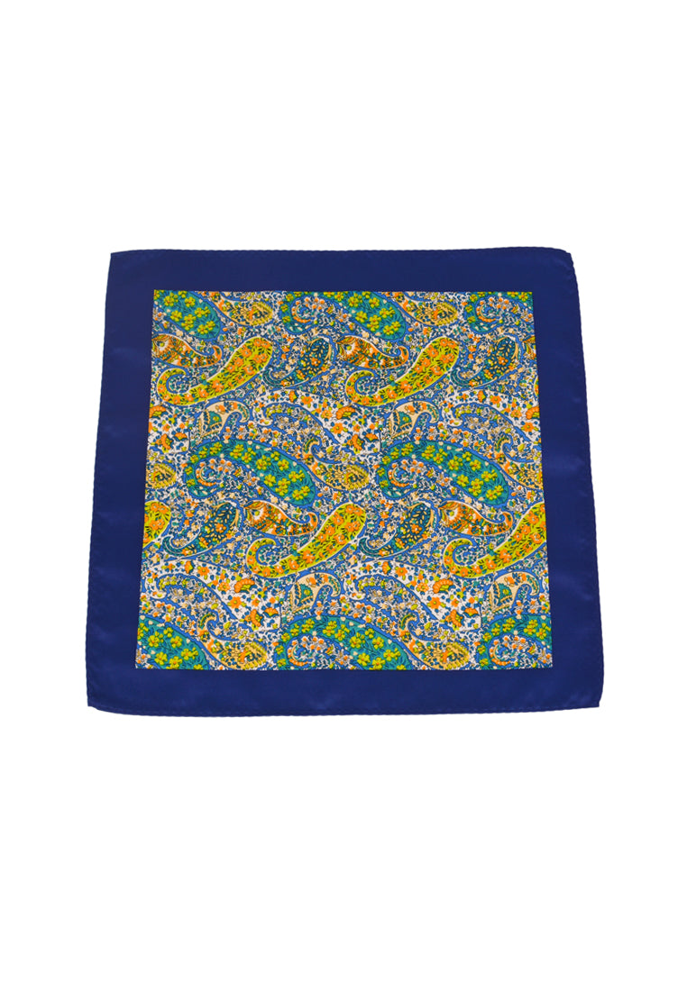 Alvaro Castagnino Multi Colored Microfiber Printed Pocket Square